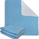 ROTOPATA Incontinence Bed Pads Washable Waterproof, Reusable Pee Chucks Sheets, Mattress Pads Underpads Protector for Adults, Elderly, Kids, Baby and Pets Potty Training (2 Pack of 34*36")
