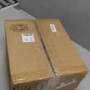 qiqee Auto-pop Up Cupcake Boxes with Window Brown 40PCS 12 Count Cupcake Box 13"x10"x3.5" Cupcakes Carrier, 12 Cupcake Containers with 2 rolls of pink ribbons