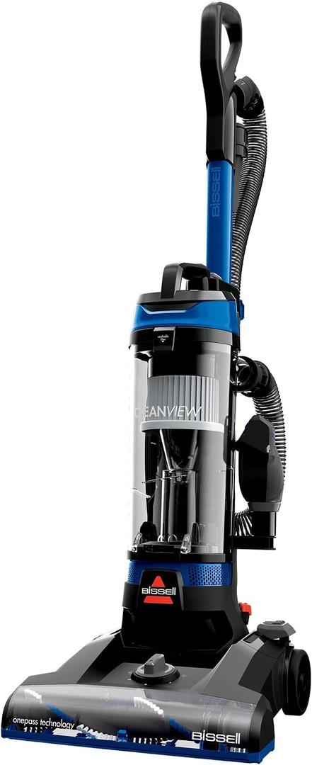 Bissell CleanView Upright Vacuum with Active Extension Wand, XL 2L Dirt Tank Capacity, Powerful Suction & OnePass Technology for Carpets & Hard Floors, 3536