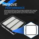Engine Air Filter Compatible with 2021 2022 2023 2024 Hyundai Elantra Limited/SE/SEL 2.0L Replaces# 28113-AA100 28113-AA100-AS 28113AA100