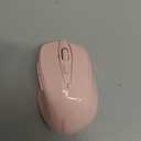 TECKNET Wireless Mouse, 2.4G Ergonomic Optical Mouse, Computer Mouse for Laptop, PC, Computer, Chromebook, Notebook, 6 Buttons, 24 Months Battery Life, 2600 DPI, 5 Adjustment Levels - Pink