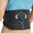 Modvel Back Brace for Lower Back Pain Women and Men  Lumbar Support Belt for Sciatica, Herniated Disc, Muscle Strain  Adjustable Breathable Work Brace with 6 Stays  Support for Posture Size XXXL