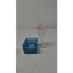 OGGI Clear Cocktail Shaker - 24 oz / 700 ml, Clear Durable Plastic Construction, Built in Strainer - Ideal Home Bar Drink Mixer, Bartender Kit, Essential Bar Accessories, Supply baskets 3, 5"x6", 12.7 X 15.2 cm