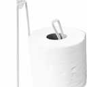 Toilet Paper Holders, Over The Tank Toilet Paper Holder Stand, Bathroom Metal Toilet Paper Holder Dispenser Reserve for Bathroom Storage and Organizatioz