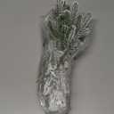 12Pcs Snowy Artificial Pine Needles - Branches Twigs 10.6" Frosted Pine Picks Greenery Stems for Crafts, Wreaths, Garlands - Holiday Decor