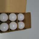 A15 Ceiling Fan Light Bulbs, Dimmable, E12 Base LED Bulb, 5.5W=40W, Warm White 2700K, 500 Lumen, LED Light Bulb, 6 Pack
