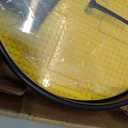 Building Accessories Minifigure Display Case,Memorabilia Display Case for Figures,Box Frame for Wall Top with Dust Protection,Kids Figures Blocks Clock,Toy Storage Box,Birthday Gift for Children (Yellow)