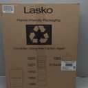 Lasko Oscillating Pedestal Fan Bundle with Remote Control, 4 Speeds, Adjustable Height, 18" Black, S18440 and 1843 Models