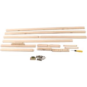 Srliya 59.1in Wooden Easel, Stable Durable Art Easel for Painting Drawing Exhibition, Ideal for Artists and Students, Suitable for Yellow Pine, 150cm