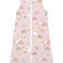TotAha Pink Toddler Sleep Sack 1.0 TOG for 2T-3T-4T Girls, Buttery Soft Sleeping Sacks with 2-way Safe Zipper, Premium All Season Sleep Bag