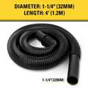 Stanley 20-1300 Wet and Dry Vacuum Hose 4-Foot Compatible With SL18910P-3