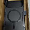 Designed for iPhone 17 Pro Max Case,Magnetic,Double Protection,Tough Durable,Compatible with MagSafe,Detachable Back Clip,Dustproof,No Fading,No Yellowing,Non-Slip,for Men Women, Black Black