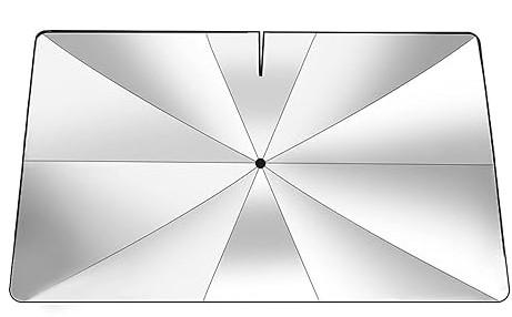 Shade Your Drive, Windshield Sunshade, Gray 