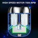 2026 New Model Mini Dual-Head Electric Shaver, Electric Mini Portable Razor, Pocket Size Washable Double Head Razor, Rechargeable Waterproof Compact Electric Shaver for Home, Car, Travel (Blue)