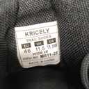 Kricely Men's Trail Running Shoes Non Slip Hiking Shoes Tennis Shoes Fashion Sneakers Workout Footwear (11.5 Wide, Black|grey)