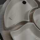 Chip and Dip Serving Set, 13.5" Serving Platters and Trays, Appetizer Serving Tray, Divided Serving Tray, Party Serving Relish Trays and Platters, Lazy Susan Taco Bar, Lazy Susan Serving Platter