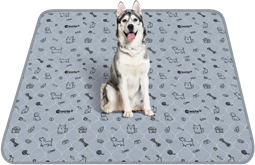 Extra Large 72"x72" Washable Pee Pads for Dog Super Absorbent, Reusable Pee Pads Non-Slip Waterproof Pet Training Mats for Playpen, Crate, Floor, Incontinence, Housebreak
