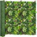 ODTORY Artificial Ivy Hedge Roll, 80"×120"(67 sqft) Greenery Backdrop
UV-Anti, Faux Grass Wall Panels, Fake Plant Privacy Fence Screen, Indoor/Outdoor, Garden Balcony Patio Decoration