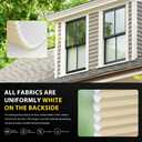 Top Down Bottom Up Cordless Cellular Shades, 31 5/8" W × 64" H, Beige