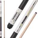 Canadian Maple Pool Cue Sticks (10mm/11.5mm/13mm), 58" 2-Piece Pool Sticks with Low Deflection Shaft,Billiard Sticks for Home, Bar, and Tournament Play