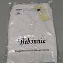 Bebonnie Womens Blouses for Work Professional: Collared Button Up Shirts Cap Sleeve - Cute Summer Lightweight Dressy Shirts Business Attire - Plus Size Blouses for Curvy Women White XXL (White, XXL)
