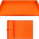 Silicone Griddle Mat 29” With Silicone Griddle Tool Mat 16"x11.5" for Blackstone, Upgraded Full-edge Heavy Duty Food Grade Non-Stick Griddle Cover