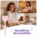 Pet Fun Feeder with Handle Slow Feeding Bowl Suitable for All Dogs and Cats Love Heart