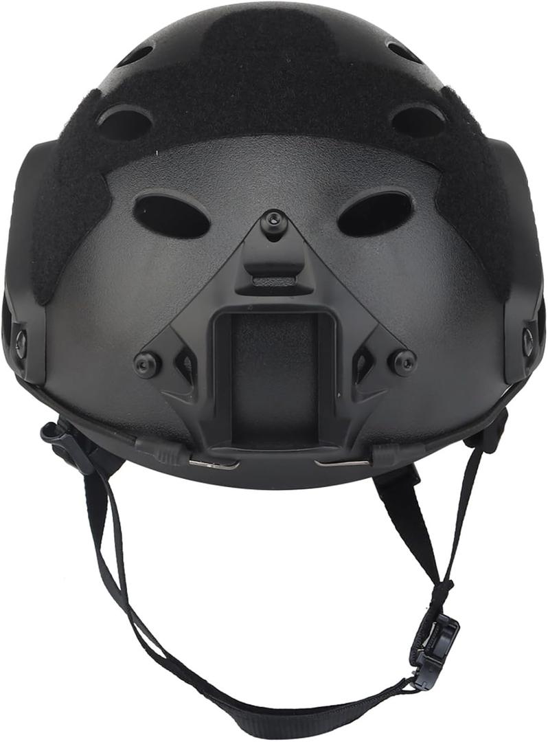 Tactical Fast Helmets Protective Airsoft Helmet, for Airsoft Paintball Outdoor Sports (Black)