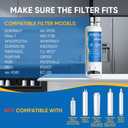 PUREPLUS EDR1RXD1 Replacement for Everydrop Filter 1, W10295370A, W10295370, EDR1RXD1B, P8RFWB2L, P4RFWB, Kenmore 46-9081, 46-9930, WD-F38,WRS325SDHZ Refrigerator Water Filter, 1 Pack