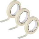 AAFB 3 Rolls Masking Tape - 0.75-inch x 50m Masking Tape for Flawless Paint Jobs, Crafting, and Multipurpose Indoor and Outdoor Use- Strong Adhesive, Waterproof and High Temp 3 Pack