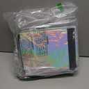 6 Pack Heavy Duty Moving Bags Extra Large Waterproof Foldable Clothing Storage Totes Bags with Zipper,Reinforced Handles,Packing Moving Boxes for Dorm & Seasonal Storage,Iridescent