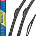 19"+18" Windshield Wipers With 10" Rear Wiper Blade Sets Automotive Replacement for Mini Cooper R56 2007-2012,R50 R53 2005-2006,F55 F56 2014-2024 Easy For Installation (Pack of 3)