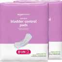 Amazon Basics Incontinence Pads for Women, Postpartum, Long, Maximum Absorbency, Bladder Control, Unscented, 78 Count (2 Packs of 39)