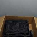 34'' Extra Long Collapsible Wagons Carts Foldable, 360LBS Heavy Duty Folding Beach Wagon Cart with Wheels, Portable Utility Outdoor Wagon for Grocery, Shopping, Garden, Sports, Camping, Black