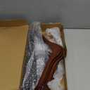 4 Pack T Shirt Display stand, Adjustable T shirt Shoulder Stand for Vendor Portable Hanging wooden Clothes Rack for Clothing Dress Jacket Coat Retail 17-31 Inch, Black