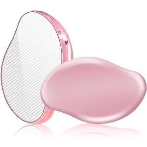 Crystal Hair Eraser for Women and Men, Reusable Crystal Hair Remover Magic Painless Exfoliation Hair Removal Tool, Magic Hair Eraser Device for Back Arms Legs (Pink)