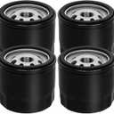 HOODELL 4 Pack 12 050 01-S Oil Filter, Professional Factory Oil Filter Fits Kohler Engine Troy Bilt Bronco 12 050 01 1205001-S 12 050 01-S1, Lawn Mower Oil Filter