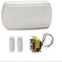 Broan-NuTone BK125LWH Builder Chimes Kit with Two Lighted Pushbuttons, White
