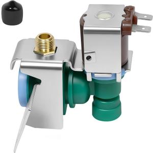 W10279909 Refrigerator Water Inlet Solenoid Valve Compatible with Whirlpool, Maytag, KitchenAid, W10279909 Water Inlet Valve Replaces W10498995, PS11751805, WPW10279909, AP6018503, 2117143