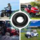 15x6.00-6" Inner Tube with Straight Valve Stem (2-Pack) - Heavy Duty Replacement Tire Tubes for Lawn Mower, Snow Blower, Riding Mowers, ATVs, Golf Carts