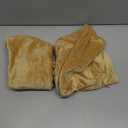 MIULEE Velvet Throw Pillow Covers 18x18 Inch, Pack of 2 - Khaki, Soft Solid Decorative Pillow Covers Cushion Cases Modern Luxury Home Decor for Couch Sofa Bedroom Livingroom