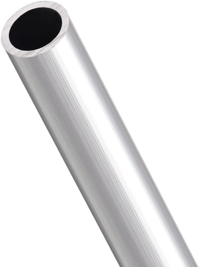 6063 Aluminum Round Tube, 300mm Length 18mm OD 15mm Inner Dia Seamless Aluminum Straight Tubing (18.0mm*1.5mm)