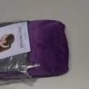 Microwavable Heating Pad with Washable Cover, 8 x 18 Microwave Heating Pad for Neck and Shoulders, Moist Heat Bean Bag Warm Compress for Knee, Joints, Wrist, Abdomen (Dark Purple)