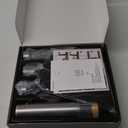 5 in 1 Hair Styler & Hair Dryer Brush, Low-Speed Negative Ionic Air Styler Drying, Multi Hair Styler, Professional Blow Dryer Brush for Curling Volumizing Straightening Styling(Gray Gold)