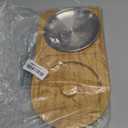 Margarita Salt Rimmer Set, Sugar and Salt Rimmer for Cocktails, Bartender Tool with Wood Bamboo Glass Rimmer for up to 5.1" Rims, Essential Margarita Set for Party Bar Celebration (12.6" x 6.3" x 0.6")