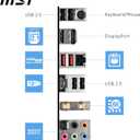 MSI PRO B760-P WiFi DDR4 ATX Motherboard, 4X DDR4~128GB, 5X PCI-E x16, 2X M.2, 4X SATA, 2X USB 3.2, 4X USB 2.0, 1x USB-C