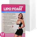 5 Pack 0.6IN Medical-Grade Lipo Foam Pads for Post Surgery | Liposuction Foam Board for Abdominal Compression Garments, Lipo Foam Sheets for Post Tummy Tuck and BBL Recovery