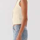 Matunana Womens Going Out Tops Summer Spring Ribbed Tank Sexy Crop Cute Y2K Button Down T Shirts Fashion Clothes 2026 (White, S)