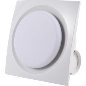 Bathroom Exhaust Fan with LED Light Ceiling Mount Ventilation Fan 110 CFM 1.0 Sones 4 Inch Duct Quiet Bathroom Vent Fan with Light Combo 5000K for Home Bath Office Hotel(Round)