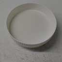 Anyoifax Makeup Perfume Organizer Tray 360 Degree Rotating Lazy Susan Skincare Lotion Organizer Spinning Cosmetics Storage for Dresser, Vanity, Bathroom Countertop, Small Ivory White (9 ")